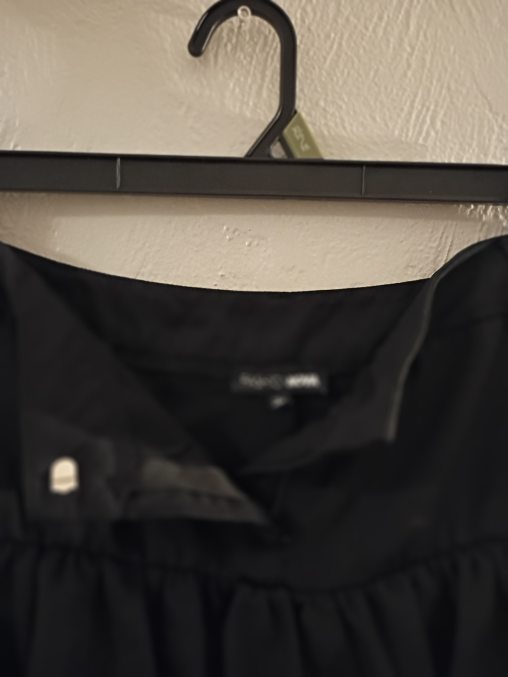 Black Ruffled Mini Skort - Picture 2 of 2
